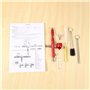 Sarngk 7Cc Aérographe Buses 0.3 Avec 11Pcs Ensemble Accessoires de Nettoyage Brosse de Décoration de Gâteau Pour Aérographe Manu