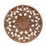 Beauneo Appliques en Bois Rond De Sculpture De Fleurs Sculptées pour Décalque De Moulures en Bois Non-Peintes Meuble Armoire Fig