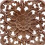 Beauneo Appliques en Bois Rond De Sculpture De Fleurs Sculptées pour Décalque De Moulures en Bois Non-Peintes Meuble Armoire Fig