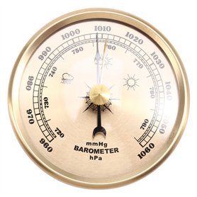 Kayfg Baromètre Atmosphérique Domestique de 70 mm Instrument de Prévision Météorologique Baromètre Anéroïde Manomètre à Gaz