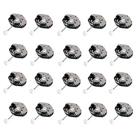 Osmond 20 Pièce Série SL68 Montre à Quartz Mouvement Horloge Accessoires Bricolage Adapté pour la Réparation de Montre Remplacer