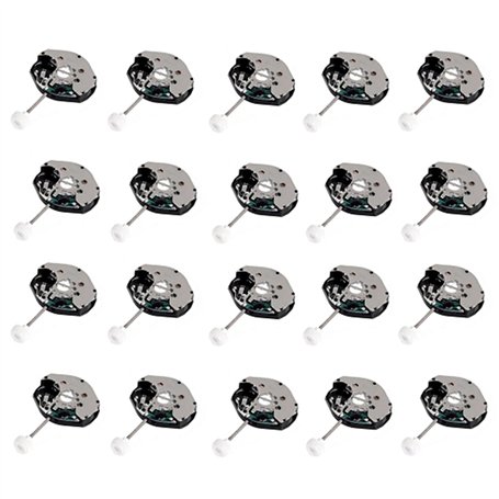 Osmond 20 Pièce Série SL68 Montre à Quartz Mouvement Horloge Accessoires Bricolage Adapté pour la Réparation de Montre Remplacer