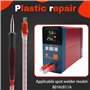 Ohulelks Stylo de Soudage par Points à Haute Puissance à Impulsions avec Batterie Large de 75A pour Machine à Souder par Points 