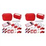 Gvvsjgdbis 2X Kit D'ÉTiquetage Verrouillage Disjoncteur ÉLectrique