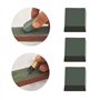 jiyaohui de Stropping en Cuir Outils Strop Board en Cuir 3 Paquets AffûTage de Cuir Composé de Polissage Aiguiseur de Couteau à 