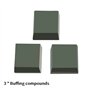 jiyaohui de Stropping en Cuir Outils Strop Board en Cuir 3 Paquets AffûTage de Cuir Composé de Polissage Aiguiseur de Couteau à 
