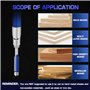 Bntaomle Lot de 4 embouts de fraisage droits 1/4 tige pour le sol et le palier supérieur, ensemble d'embouts de fraisage Flush C