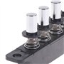 Benssey 2X Interrupteur à Clavier pour Hotte de Cuisine, Interrupteur à Bouton-Poussoir pour Divers Appareils ÉLectroméNagers et
