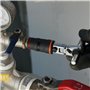 711L Clé à cliquet EDC 6,35 mm avec poignée en T - Mini outil à cliquet avec extension de douille pour un transport quotidien