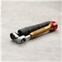 711L Clé à cliquet EDC 6,35 mm avec poignée en T - Mini outil à cliquet avec extension de douille pour un transport quotidien
