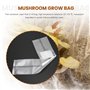 Reinscer 100 Pièces Séries Champignon de Culture Sac Spawn Épais 6 5.9 Pouces X 13.8 Pouces 0.2 Micromètre Filtre Respirant Auto
