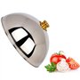 Evarbuild Cloche de cuisson à fromage en acier inoxydable de 30,5 cm et couvercle à la vapeur, couvercle à steak , couvercle de 