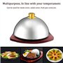Evarbuild Cloche de cuisson à fromage en acier inoxydable de 30,5 cm et couvercle à la vapeur, couvercle à steak , couvercle de 
