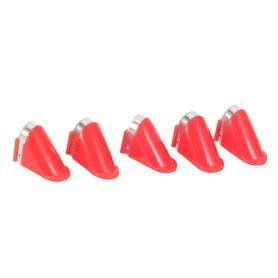 5Pcs Lames en Acier Inoxydable pour Éplucheur De Fruits À Légumes À Pommes De Terre Électriques (Rouge)
