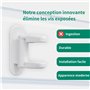 Moonybaby 2 Pièces Verrou de levier de porte à l'épreuve des enfants, Parfait pour les poignées de porte bidirectionnelles, Serr