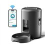 Heilanole Distributeur Automatique de Nourriture pour Chat et Chien avec Bouton WiFi Intelligent de 2 L pour Aliments Secs et Cr