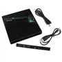 Ntcpefy BoîTier DVD Externe 12.7Mm USB 2.0 BoîTier DVD/CD-ROM Externe pour Ordinateur Portable Ordinateur de Bureau Lecteur de D