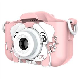 CLOSER Recorder Caméra d'action antichoc avec écran IPS 2" Cadeau pour filles et garçons Rose