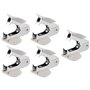 Naugan Lot de 5 ôte-agrafes en acier style pin pour étudiants 24/6 26/6