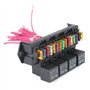 Byttlerom Boîte à fusibles de voiture noire en plastique pour voiture - Boîte à fusibles 15 circuits