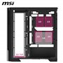 MPG Velox 300R Airflow PZ Boîtier PC Gaming Moyen Tour, Ventilateur Double Couche 160 mm, fonctionnalités EZ-DIY, Compatible rad