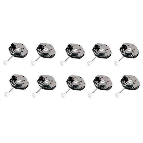 Bonkshire 10 PièCe SéRie SL68 Montre à Quartz Mouvement Horloge Accessoires Bricolage Adapté pour la RéParation de Montre Rempla
