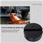 Nettoppo Disque de Voiture en Caoutchouc cric de vehicule Automobile Patin de cric Cadre Protecteur Rail Outil d'adaptateur de G