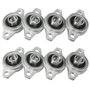 KFL001 Lot de 8 boîtiers de roulement en alliage de zinc auto-alignant 12 mm