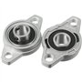 KFL001 Lot de 8 boîtiers de roulement en alliage de zinc auto-alignant 12 mm
