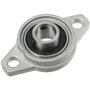 KFL001 Lot de 8 boîtiers de roulement en alliage de zinc auto-alignant 12 mm