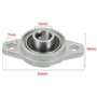 KFL001 Lot de 8 boîtiers de roulement en alliage de zinc auto-alignant 12 mm