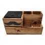 AID Boîte à outils en bois pour salon de coiffure - Porte-ciseaux - Support pour ciseaux de coiffure - Support pour outils de co