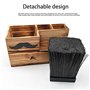 AID Boîte à outils en bois pour salon de coiffure - Porte-ciseaux - Support pour ciseaux de coiffure - Support pour outils de co