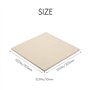 Pmkvgdy Pierre à pizza pour cuisson au four et barbecue Plaque de cuisson 305 x 305 x 10 mm