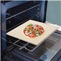 Pmkvgdy Pierre à pizza pour cuisson au four et barbecue Plaque de cuisson 305 x 305 x 10 mm