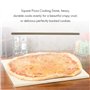 Pmkvgdy Pierre à pizza pour cuisson au four et barbecue Plaque de cuisson 305 x 305 x 10 mm