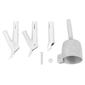 Buses de soudage à 4 vitesses pour vinyle PVC plastique chaud triangle vitesse buse ronde 5 mm de type Y