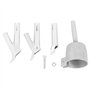Buses de soudage à 4 vitesses pour vinyle PVC plastique chaud triangle vitesse buse ronde 5 mm de type Y