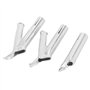 Buses de soudage à 4 vitesses pour vinyle PVC plastique chaud triangle vitesse buse ronde 5 mm de type Y