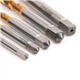 GIWFBQTR Tarauds Pointus en Spirale Taraudage Filetage Formant Taraud Hss 10 Pc MéTrique Spirale Cannelé Vis à Taraud M3 M5 M6 M