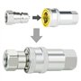 Marran Coupleur Hydraulique Pioneer 1/4 Pouce avec Capuchon Anti-Poussière Adapté à une Large Gamme D'Applications Hydrauliques.