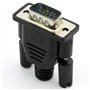 MQODLFP 2X Vga Virtuel Adaptateur D'Affichage Mâle Prise Factice Edid sans Tête Émulateur Fantôme Plaque De Verrouillage