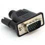 MQODLFP 2X Vga Virtuel Adaptateur D'Affichage Mâle Prise Factice Edid sans Tête Émulateur Fantôme Plaque De Verrouillage