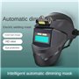 dissot 2X Masque de Changement de LumièRe Automatique Intelligent avec Lampe Frontale Couvre-Chef Masque de Protection Masque de