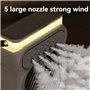 Suoumwa Ventilateur Climatiseur Mini Rafraîchisseur d'air Ajustable de Bureau Noir