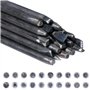 Juuewrryg 20 Pièces Ensemble de Tampons de Poinçonnage Fleurs Kits D'Outils Gravure sur Fer Poinçons en Acier Ensemble de Tampon