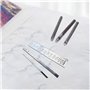 Juuewrryg 20 Pièces Ensemble de Tampons de Poinçonnage Fleurs Kits D'Outils Gravure sur Fer Poinçons en Acier Ensemble de Tampon
