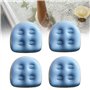 Cpolebev 4 Pièces Spa et Booster pour Bain à Remous, Coussin Gonflable de Siège de Baignoire de Piscine, Coussin de Dossier Impe