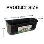 Sujurio 2 PCS Poulet Chèvre Accrocher Clôture Mangeoire Abreuvoir Noir pour Cerf Canard Chien et Porcelets, Oie Abreuvoir Trough