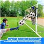 QUR Cibles de Football pour L'Entraînement Aux Buts - Cible D'Entraînement de Football Filet de Cible Pliable Durable Durable